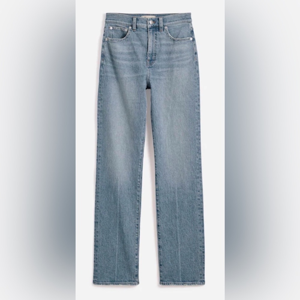Madewell Curvy 90s Straight Jeans 29P High Rise Magic Pockets Medium Wash NWT
